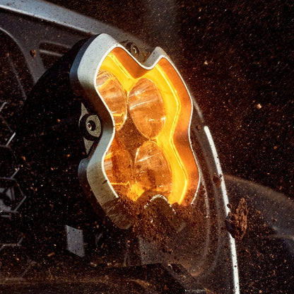 【NOVSIGHT】HALOシリーズ 6インチ LED Pod Lights with DRL 60W Twin Light Kit System Pair