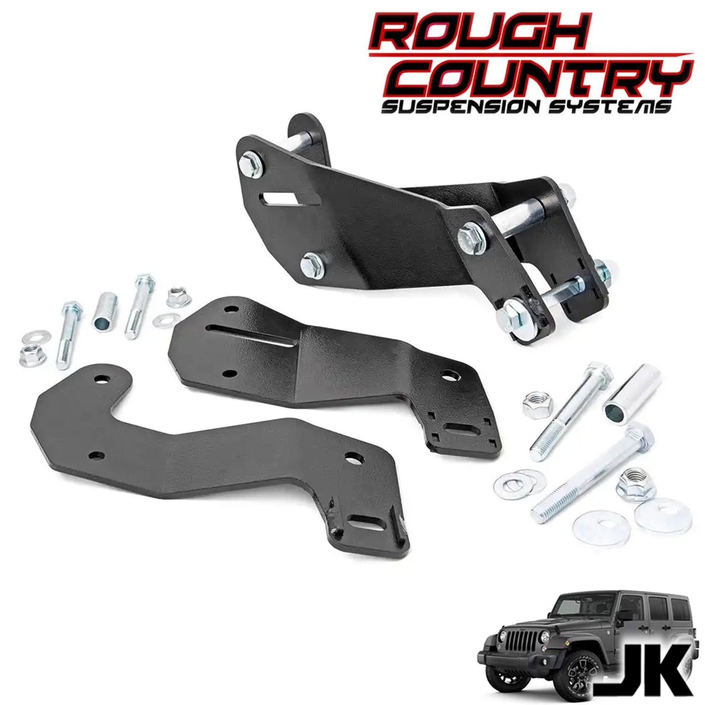 ROUGH COUNTRY コントロールアームリロケーションキット コントロールアームダウンブラケット JKラングラー用