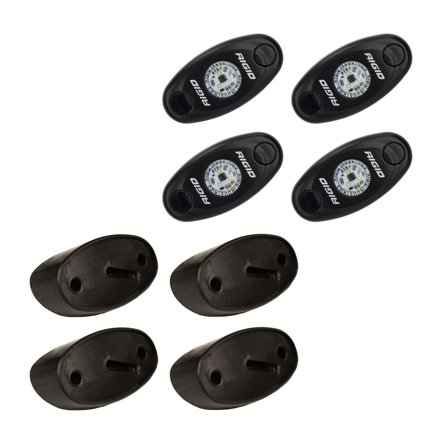 RIGIDロックライト4個セット/A-Series Rock Light 4-Pack Kit