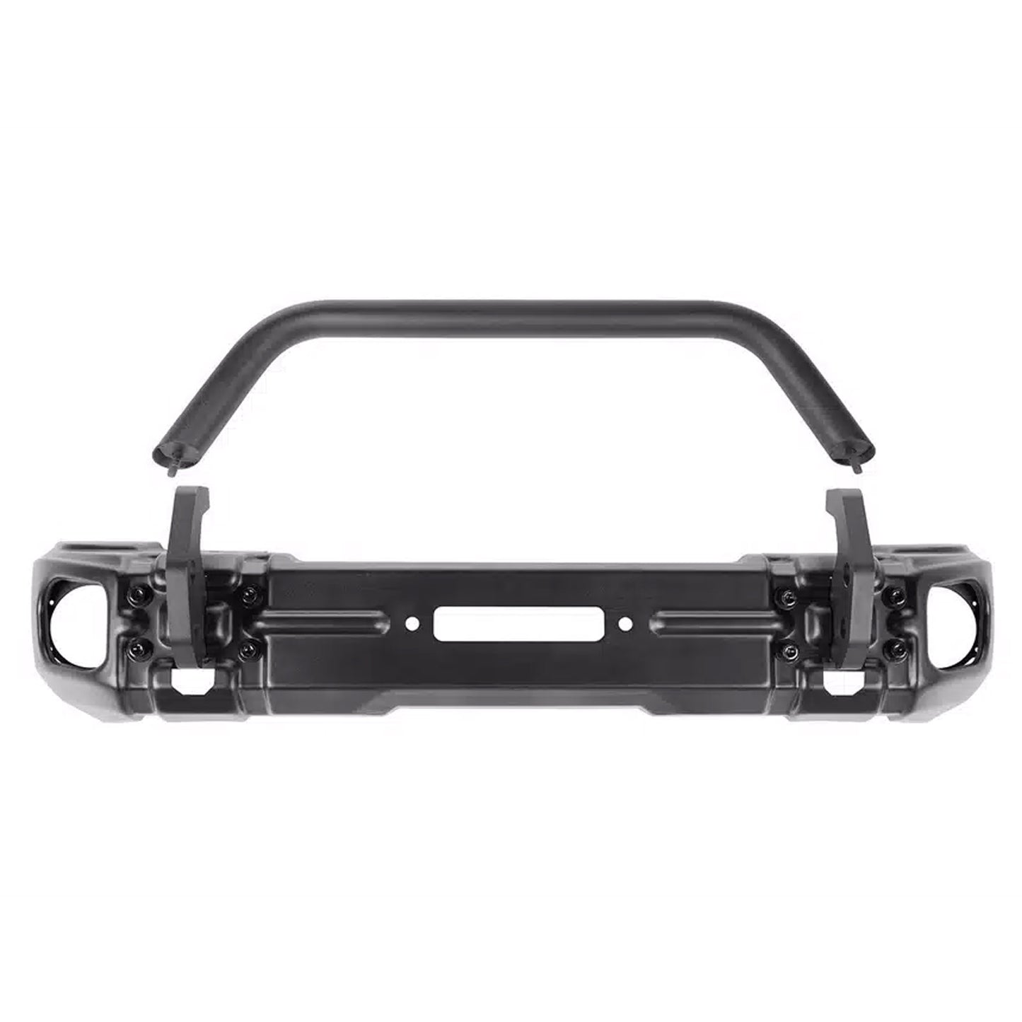 RUGGED RIDGE (ラギッドリッジ) ARCUS フロントバンパー（オーバーライドバー付き）ウインチマウント付き JLラングラー / JTグラディエーター