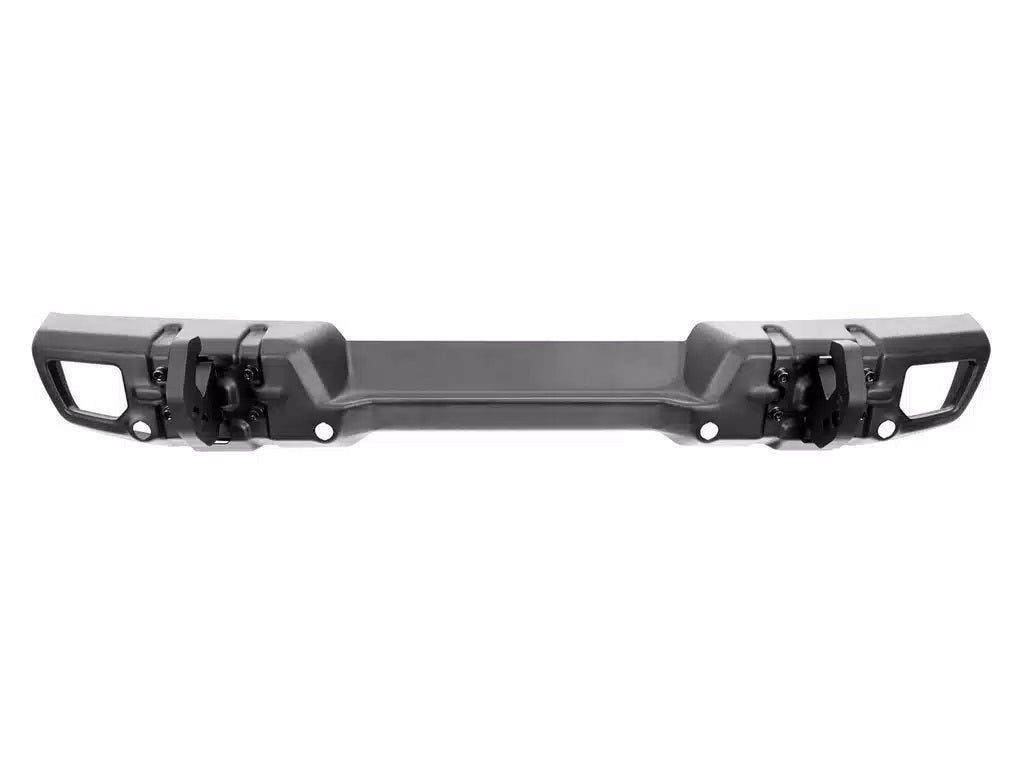 RUGGED RIDGE (ラギッドリッジ) ARCUS リアバンパー ブラック パーキングセンサーホール付き JLジープラングラー用