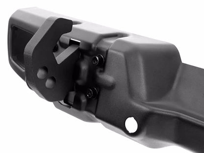 RUGGED RIDGE (ラギッドリッジ) ARCUS リアバンパー ブラック パーキングセンサーホール付き JLジープラングラー用