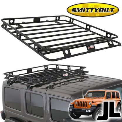 SMITTYBILT ( スミティビルト ) ディフェンダーラック ルーフラック JLラングラー 4ドア用 / JTグラディエーター用 JEEP キャンプ アウトドア