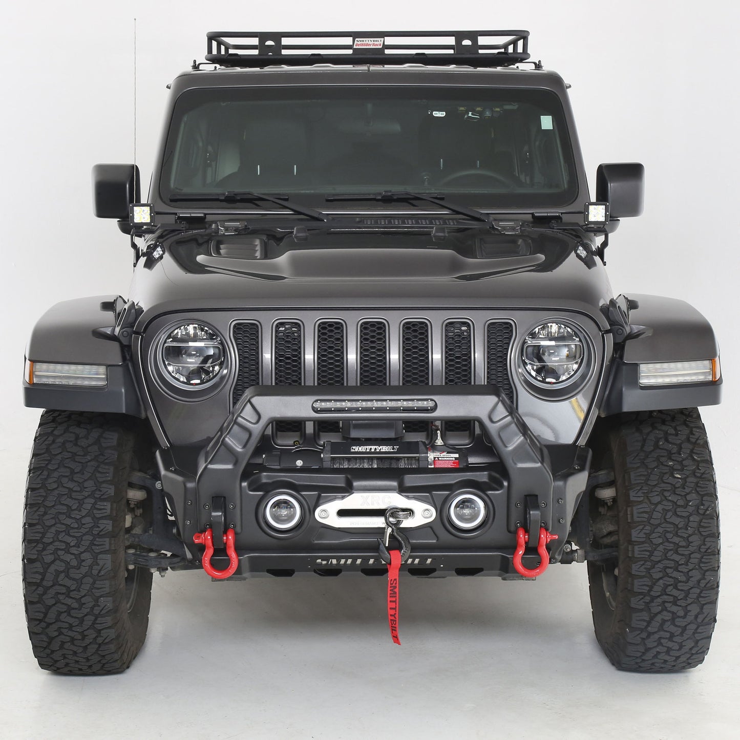 SMITTYBILT ( スミティビルト ) ディフェンダーラック ルーフラック JLラングラー 4ドア用 / JTグラディエーター用 JEEP キャンプ アウトドア