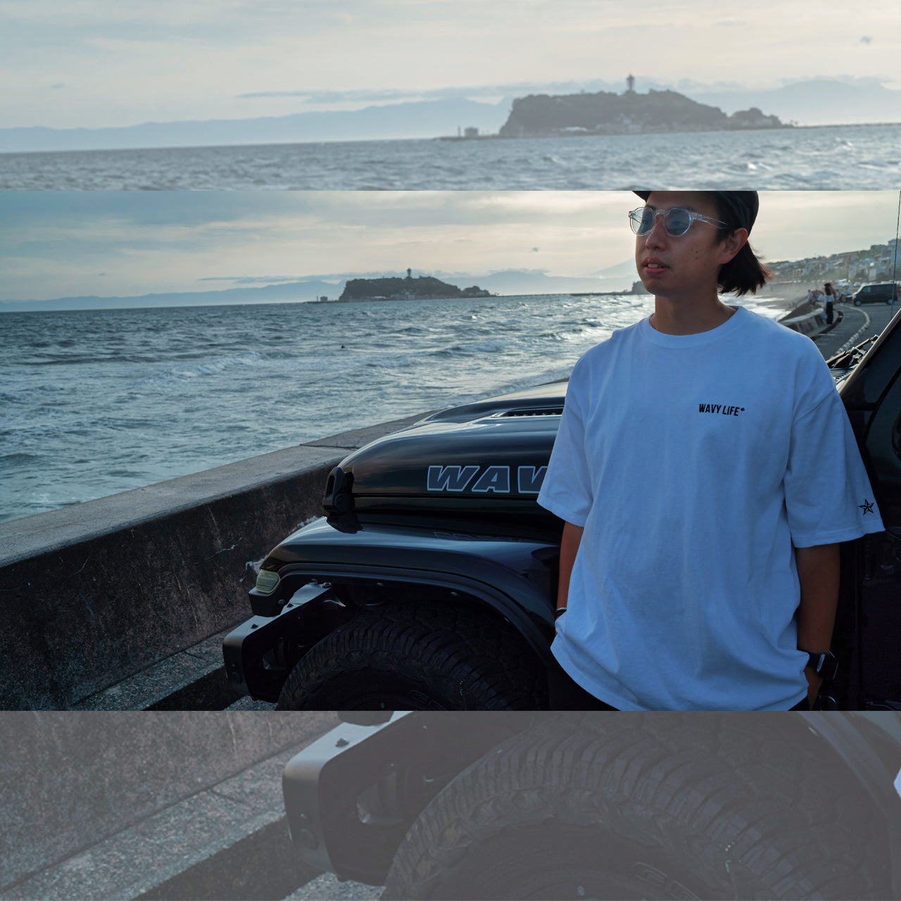 WAVY LIFE OFFICIAL Tシャツ【WHITE】