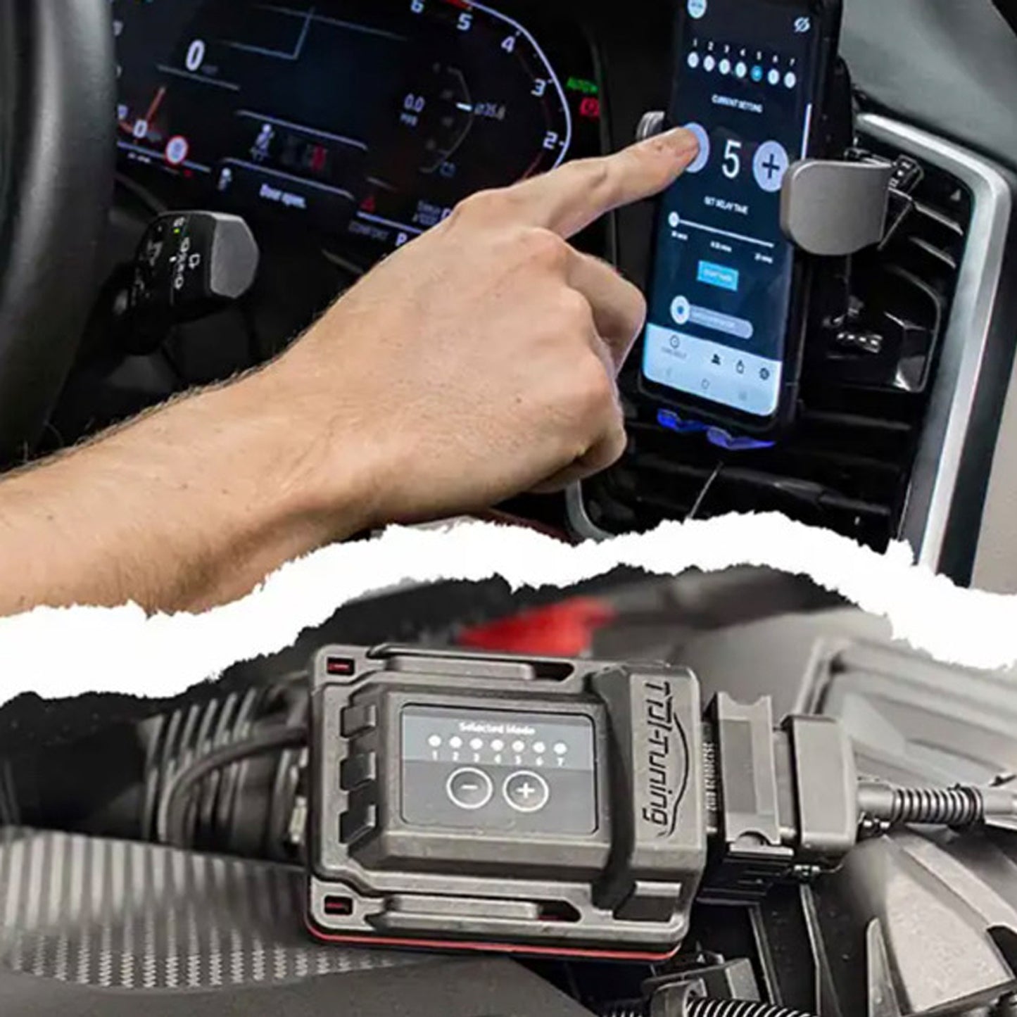 【Bluetooth有】Jeep Wrangler ラングラー 2.0 272 PS / 200 KW / 400 NM - From 2023 CRTD4 MULTI Channel Petrol Tuning Box Chip