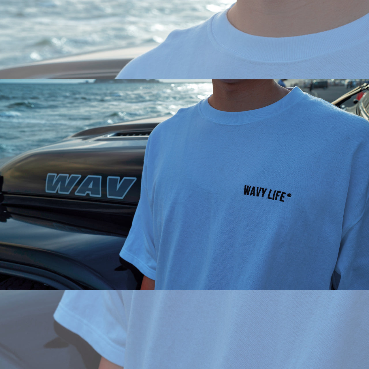 WAVY LIFE OFFICIAL Tシャツ【WHITE】