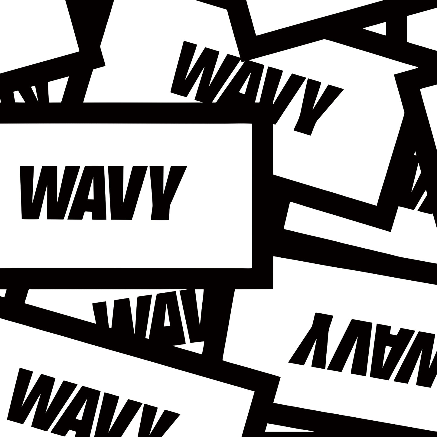 WAVYモザイクデカール