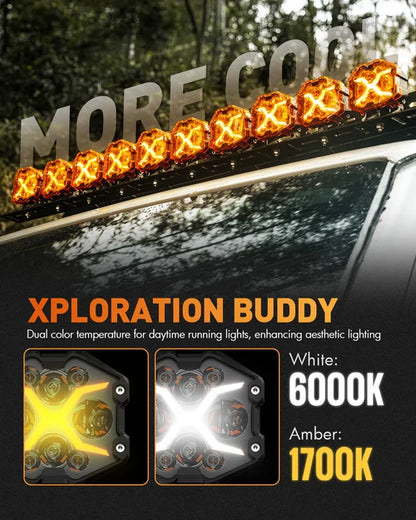 【NOVSIGHT】Xシリーズ 4インチ LED Pod Light X-Line DRL Driving Beam