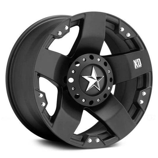 KMC XD ROCKSTAR (ロックスター) XD775 マットブラック 17インチアルミホイール 17X8 5H 114.3/127 +35 JKラングラー/JLラングラー/JTグラディエーター