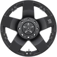 KMC XD ROCKSTAR (ロックスター) XD775 マットブラック 17インチアルミホイール 17X8 5H 114.3/127 +35 JKラングラー/JLラングラー/JTグラディエーター