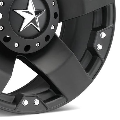 KMC XD ROCKSTAR (ロックスター) XD775 マットブラック 17インチアルミホイール 17X8 5H 114.3/127 +35 JKラングラー/JLラングラー/JTグラディエーター