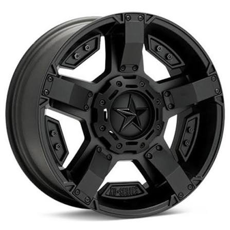 KMC XD ROCKSTAR2 (ロックスター2) XD811 マットブラック 17インチアルミホイール 17X8 5H 114.3/127 +35 JKラングラー/JLラングラー/JTグラディエーター