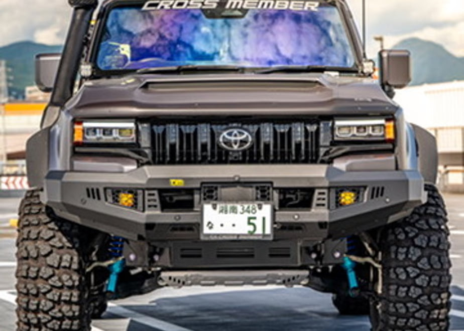 【ランクル250】TJM venturer bull bar black steel（バーなし）