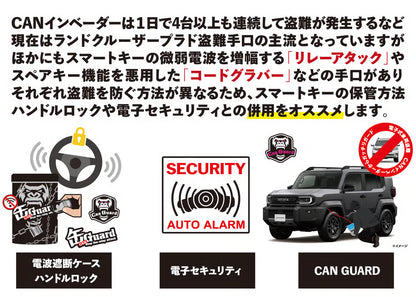 【ランクルFJ】CAN GUARD -CANガード-CANインベーダー　セキュリティ