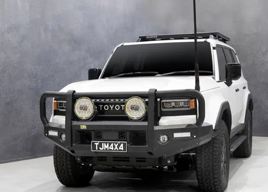 【ランクル250】TJM Outback Bull Bar Black Steel（バーあり）