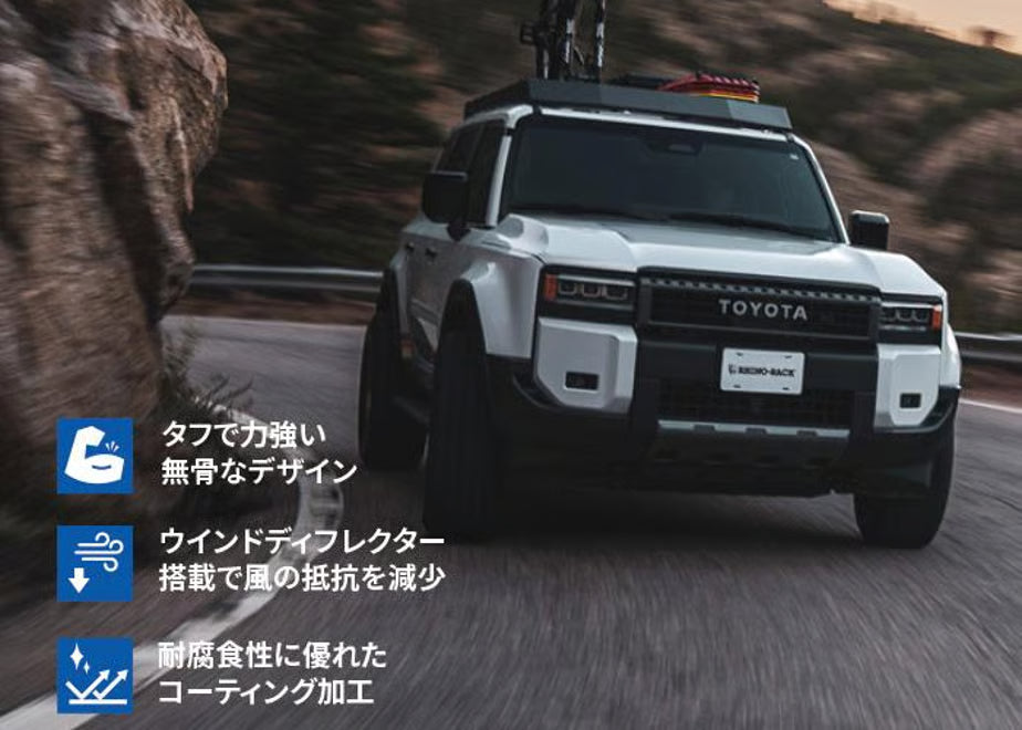 【ランクル250】RHINO-RACK RECONN PLATFORM (2413mm x 1220mm) TOYOTA 取り付けキット ライノラック リコン プラットフォーム