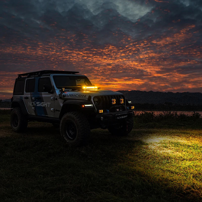 【NOVSIGHT】 HALO Proシリーズ 20インチ LED Light Bar with Dynamic DRL Modes