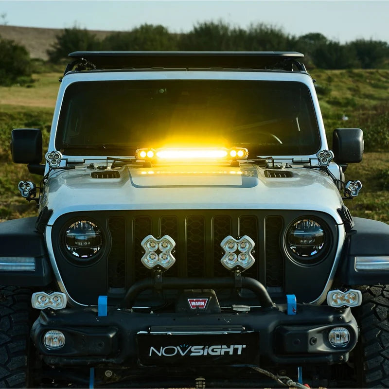 【NOVSIGHT】 HALO Proシリーズ 20インチ LED Light Bar with Dynamic DRL Modes