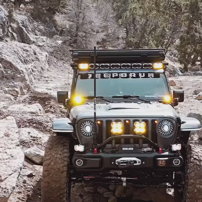 【NOVSIGHT】 HALOシリーズ 4.5インチ Pod Lights Combined LED Light Bar (52インチ)　-JL/JT-